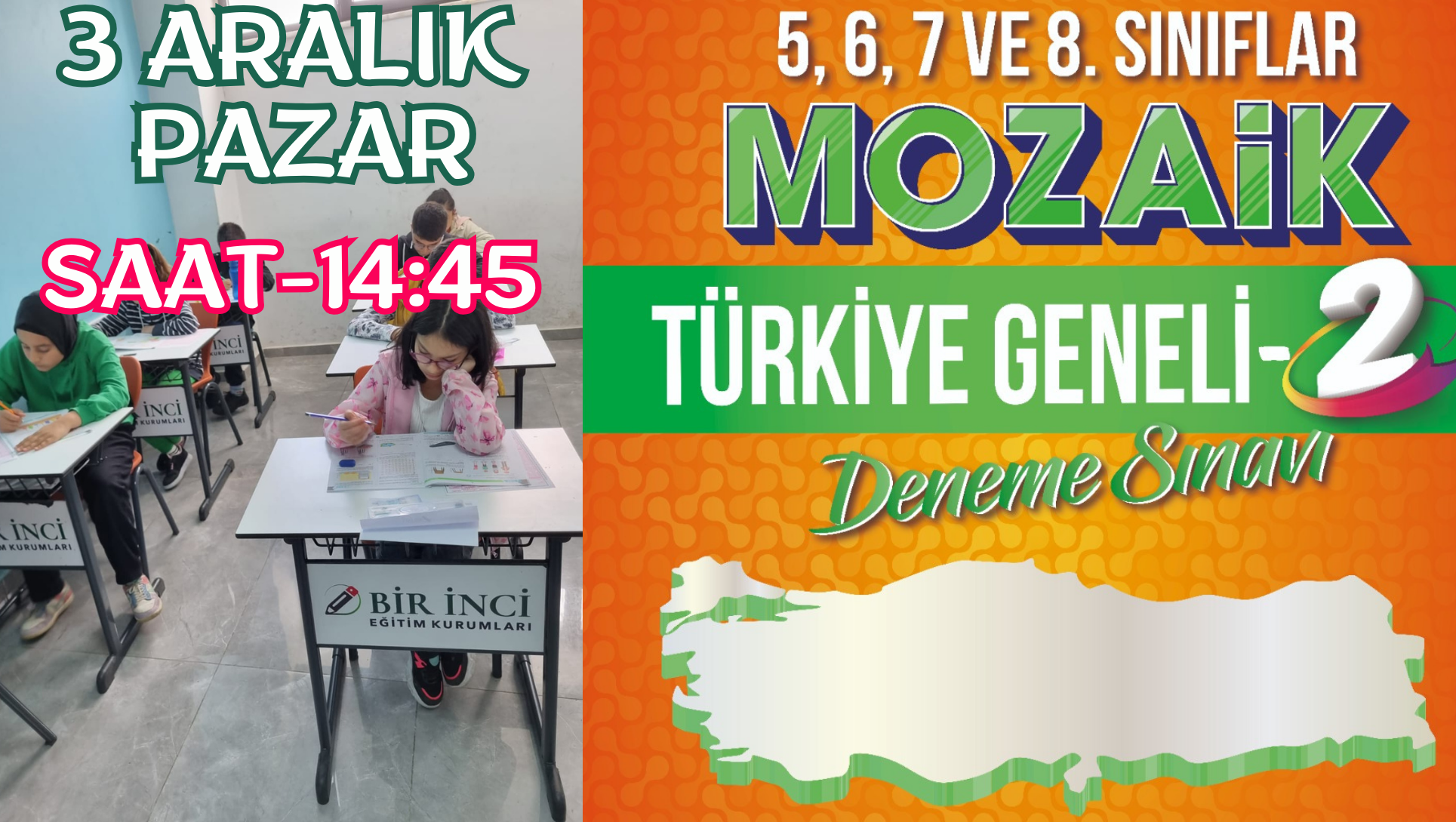 Mozaik Türkiye Geneli Deneme Sınavı